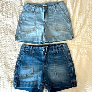 Maurice’s denim shorts bundle, both size 10